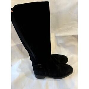 Blondo Black Tall Suede Boots Size 6.5